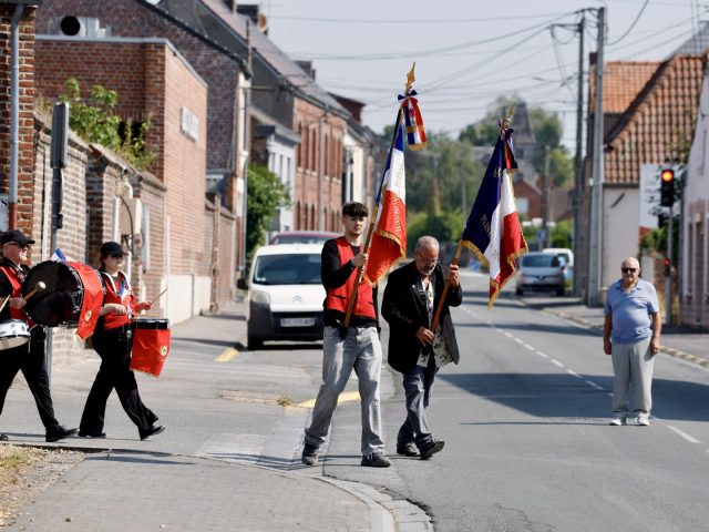 CEREMONIE du 14 JUILLET à FLINES lez MORTAGNE