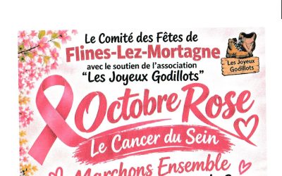 OCTOBRE ROSE à FLINES LEZ MORTAGNE