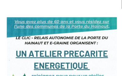 ATELIER PRECARITE ENERGETIQUE